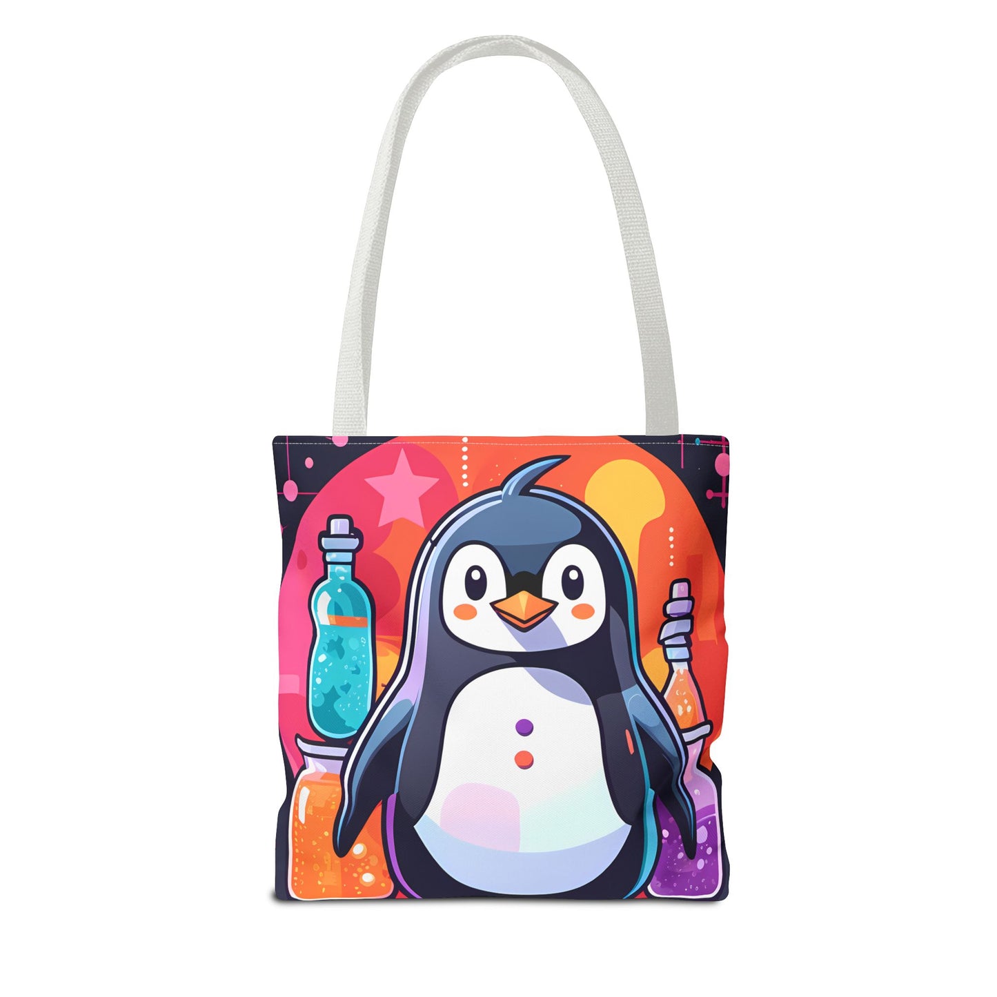 Science Penguin Tote Bag