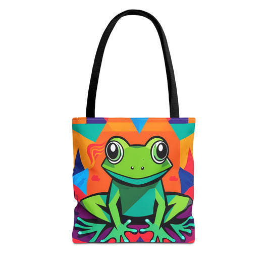 Vibrant Tree Frog Tote Bag