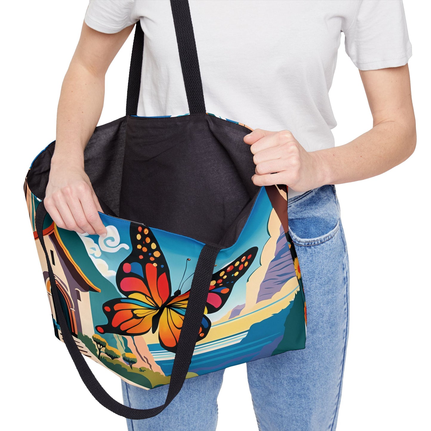 Enchanted Butterfly Escape Tote Bag