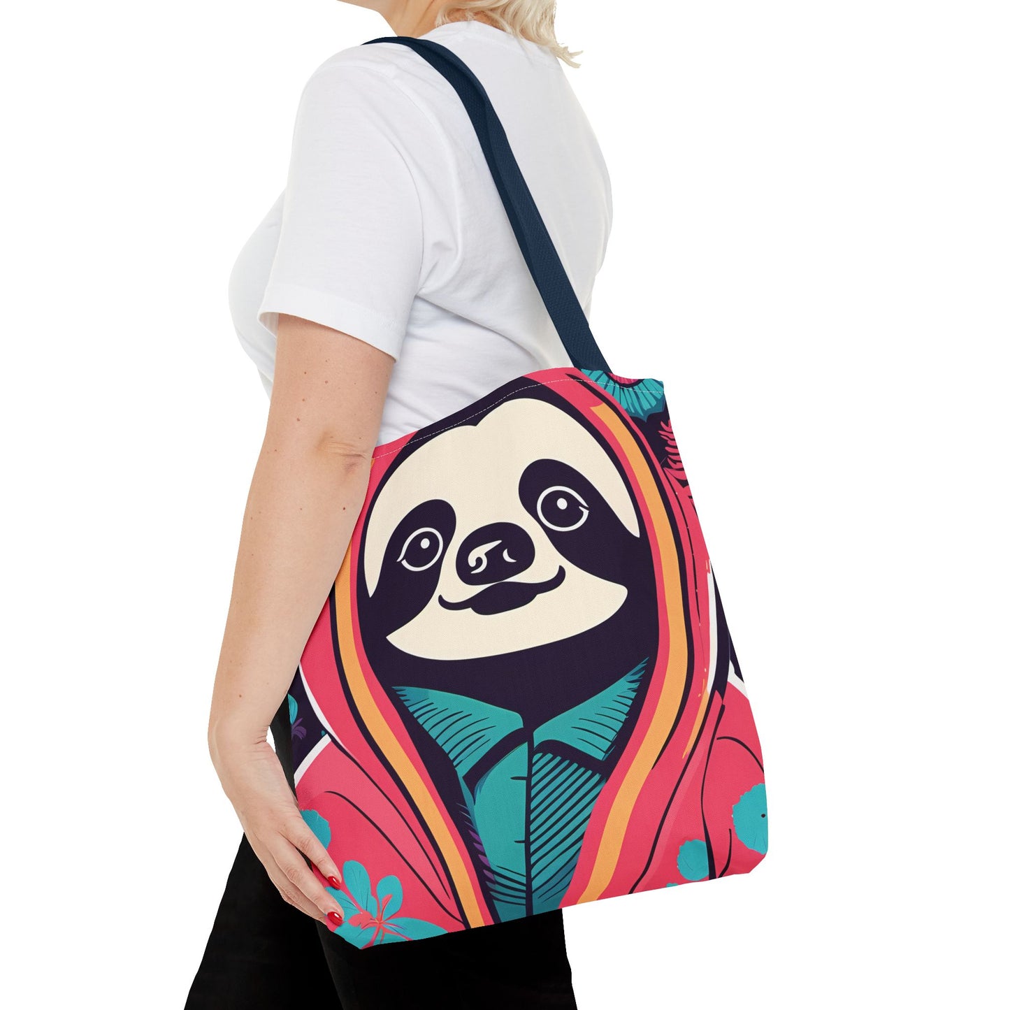 Hoodie Sloth Tote Bag