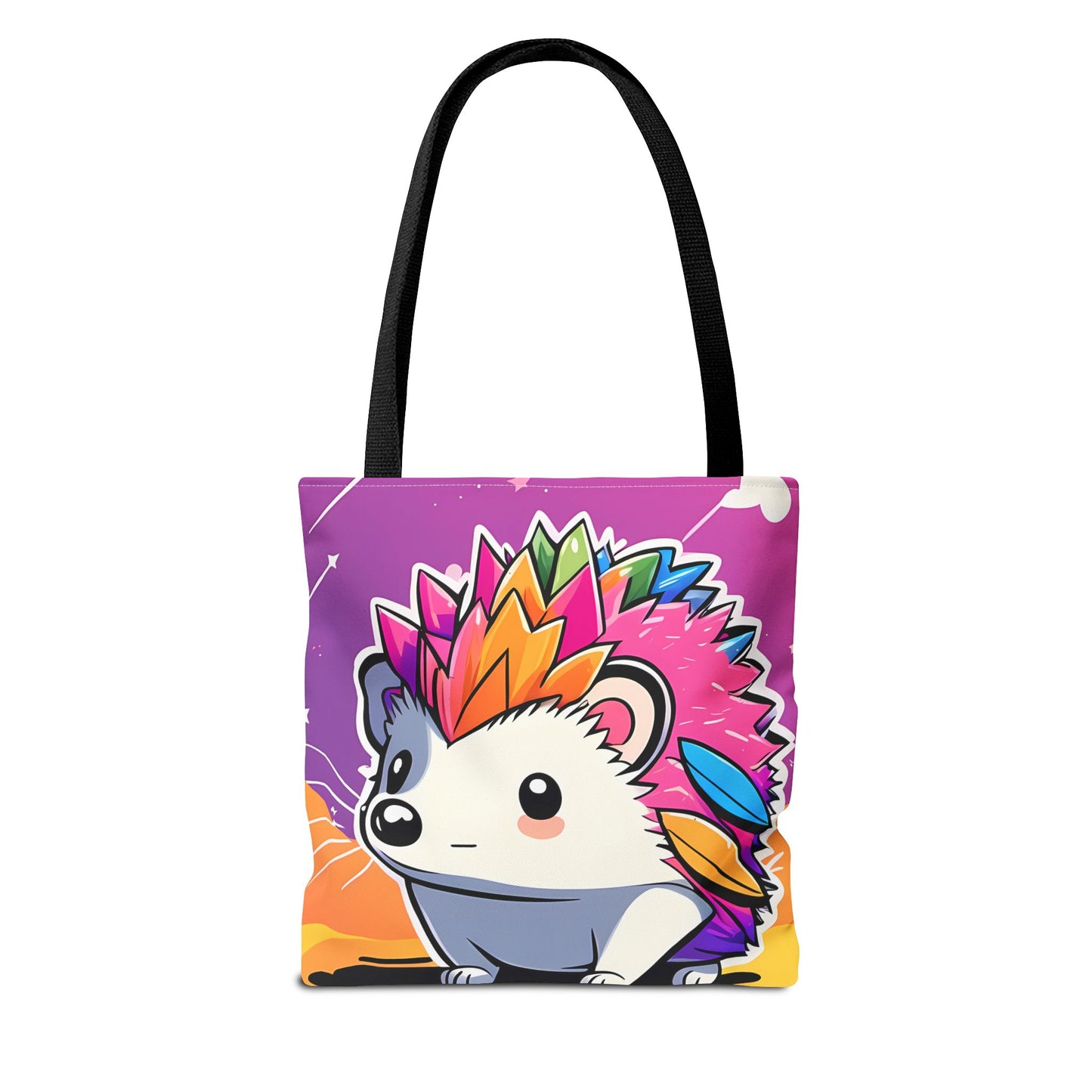 Rainbow Hedgehog Tote Bag