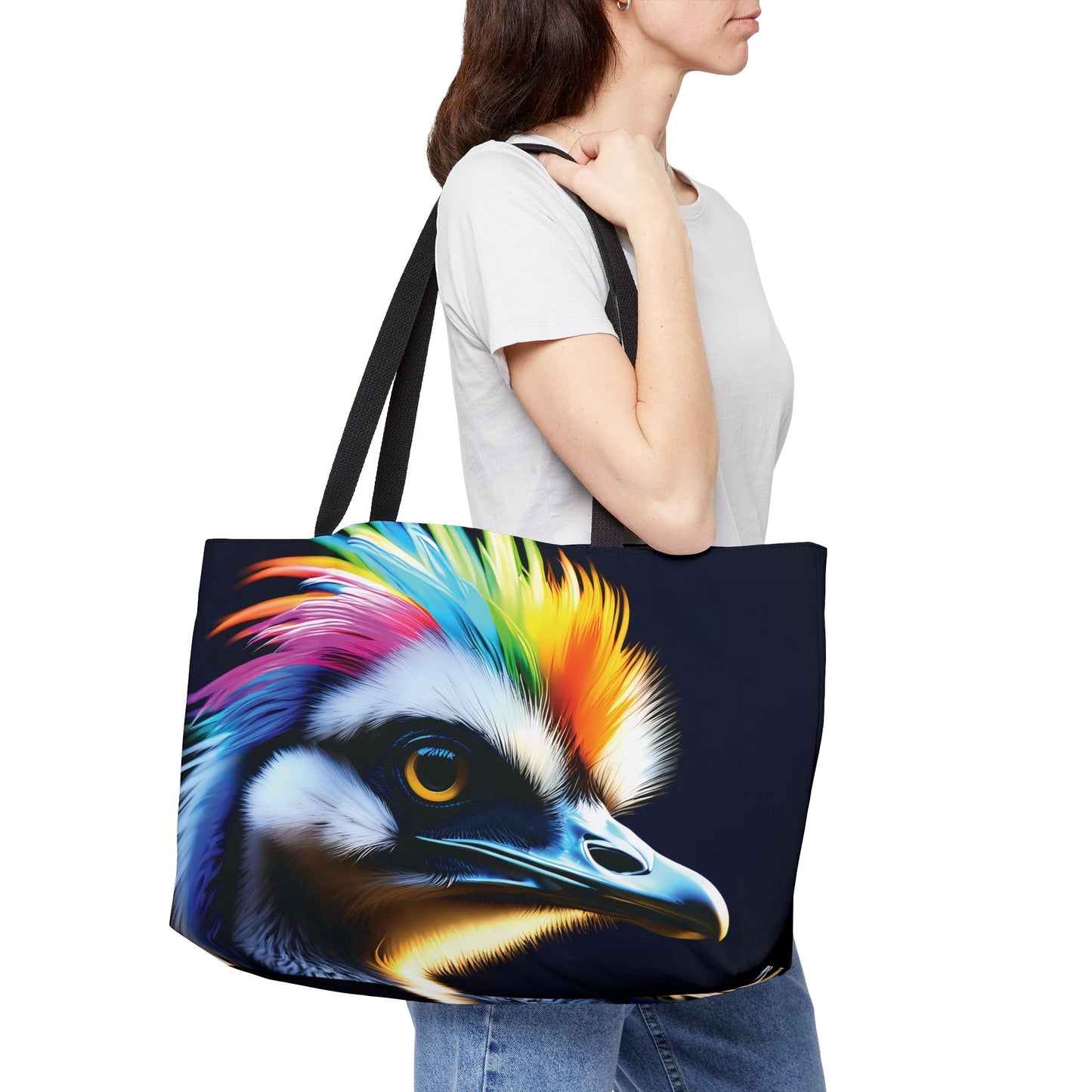 Rainbow Emu Tote Bag