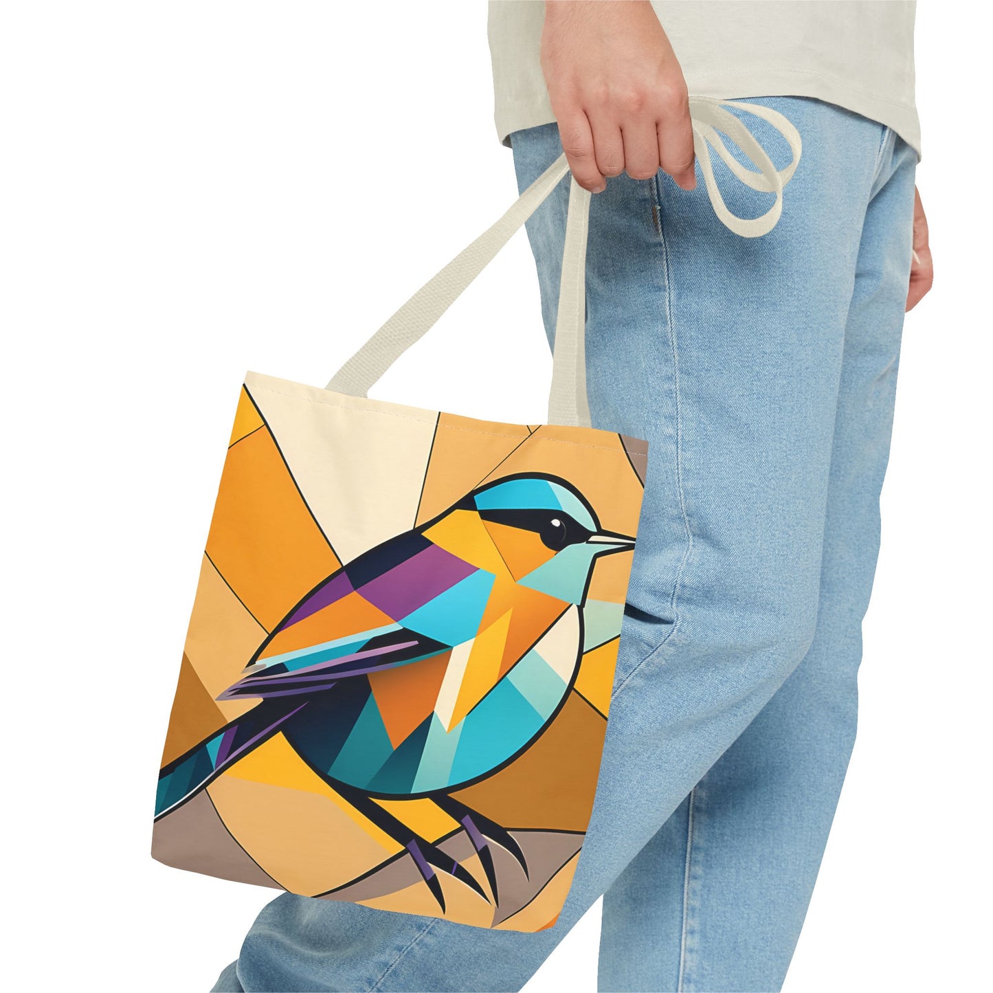Geometric Wren Tote Bag