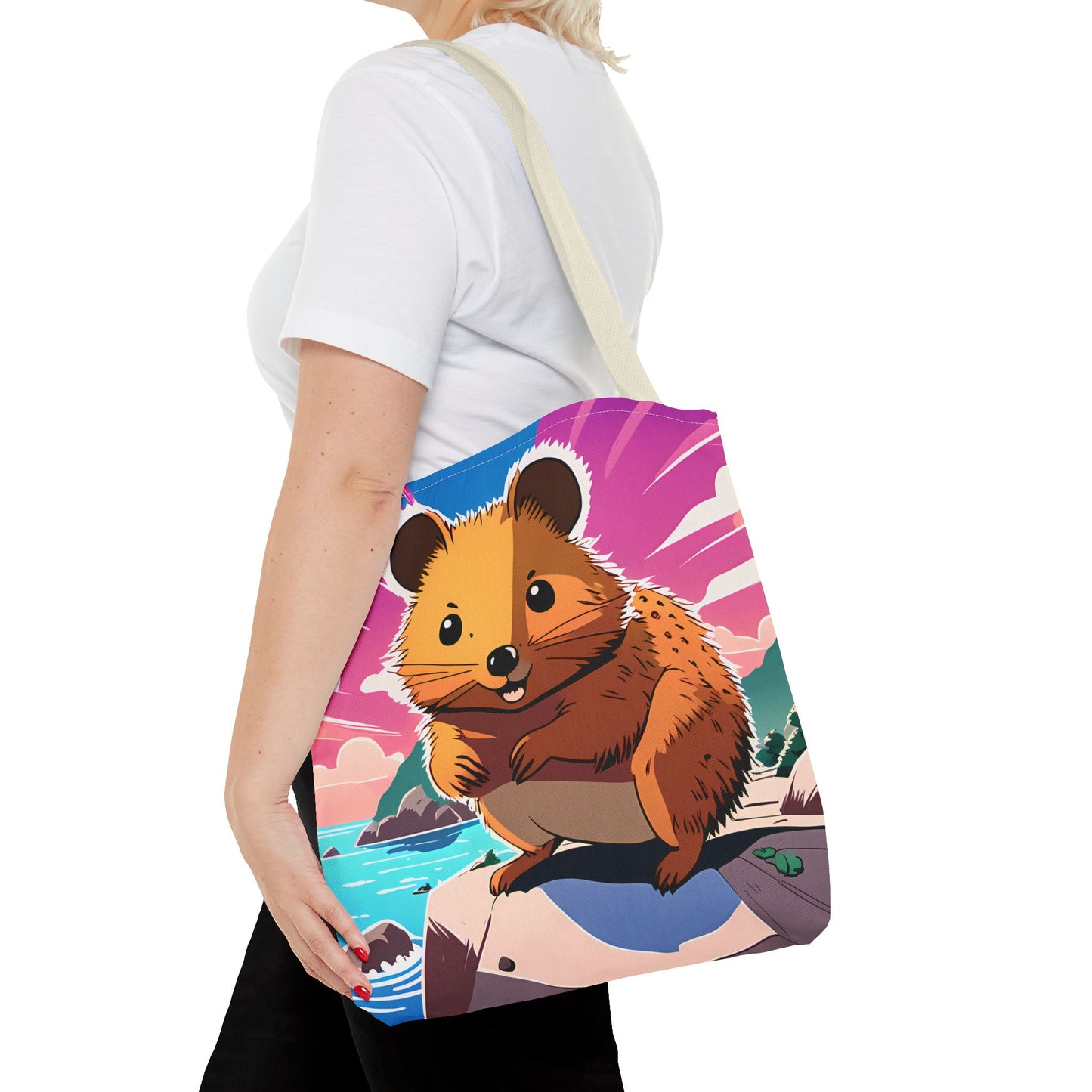 Cheery Quokka Tote Bag