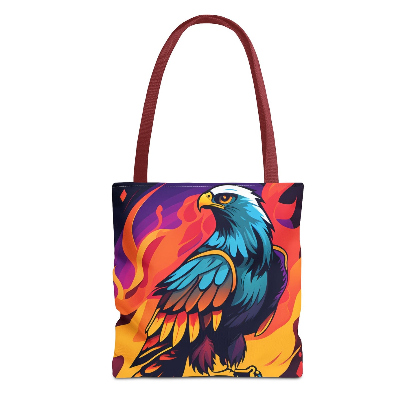 Bold Eagle Fire Tote Bag