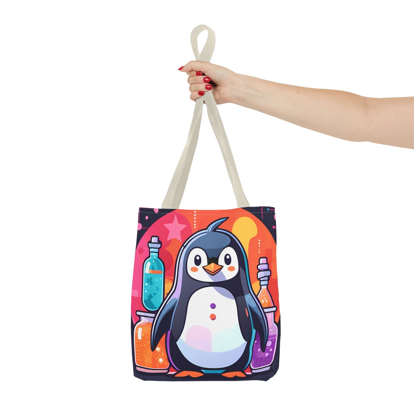 Science Penguin Tote Bag