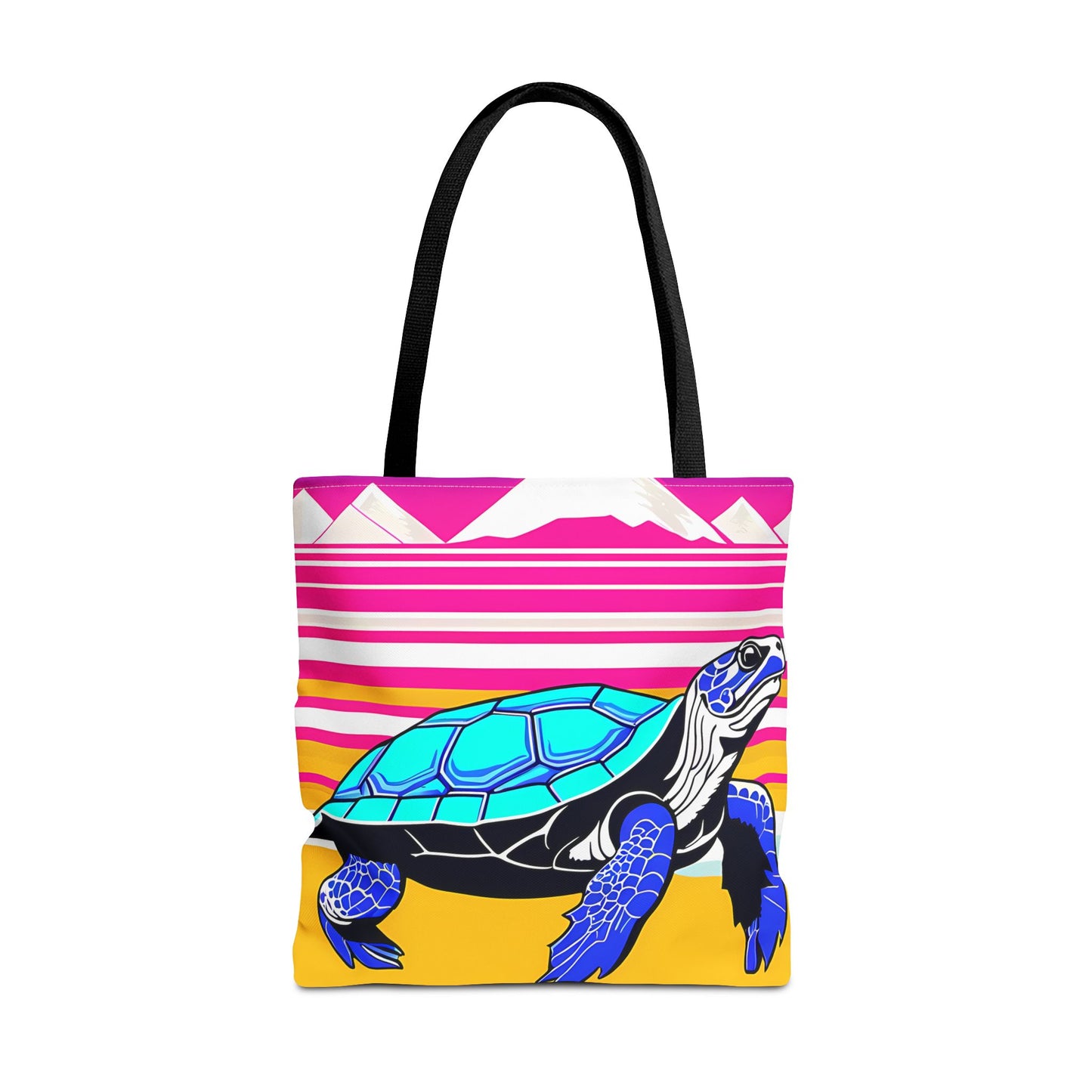 Retro Turtle Beach Tote Bag