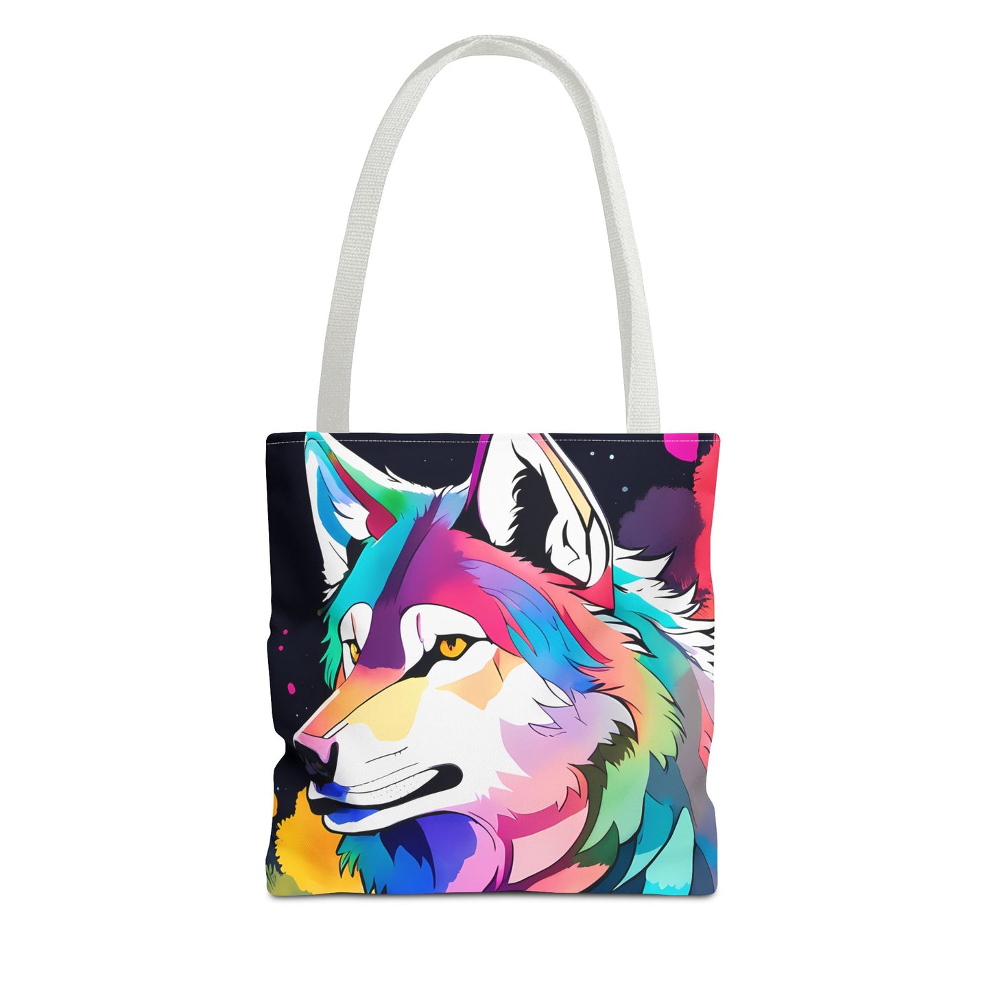 Cosmic Wolf Tote Bag