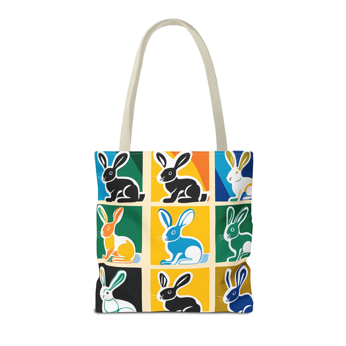 Rabbit Patchwork Tote Bag