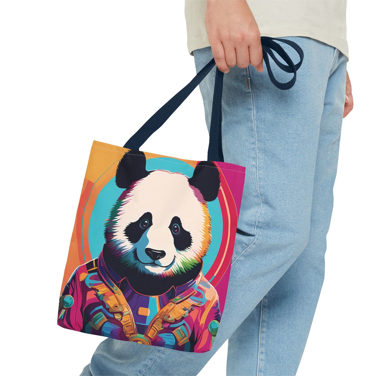 Cosmic Panda Tote Bag