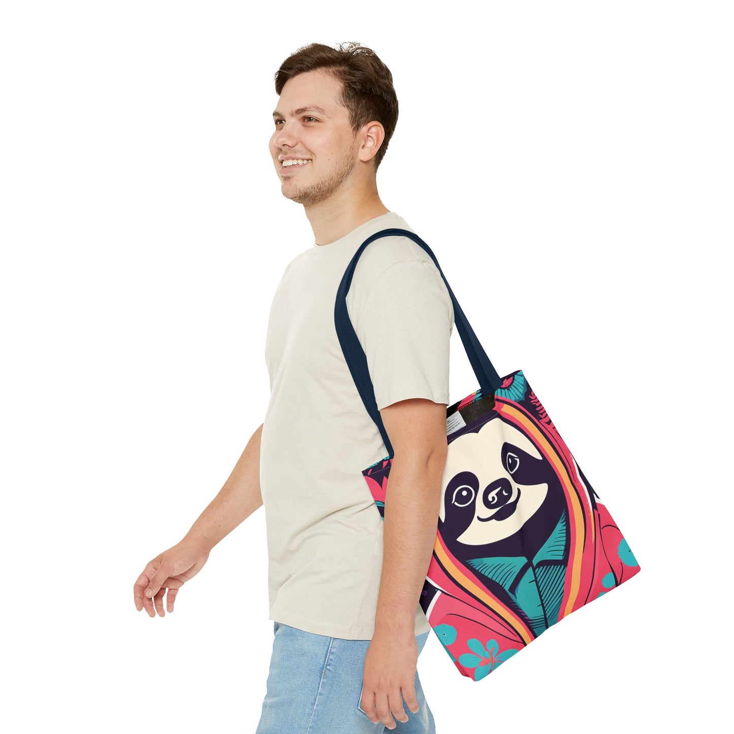 Hoodie Sloth Tote Bag