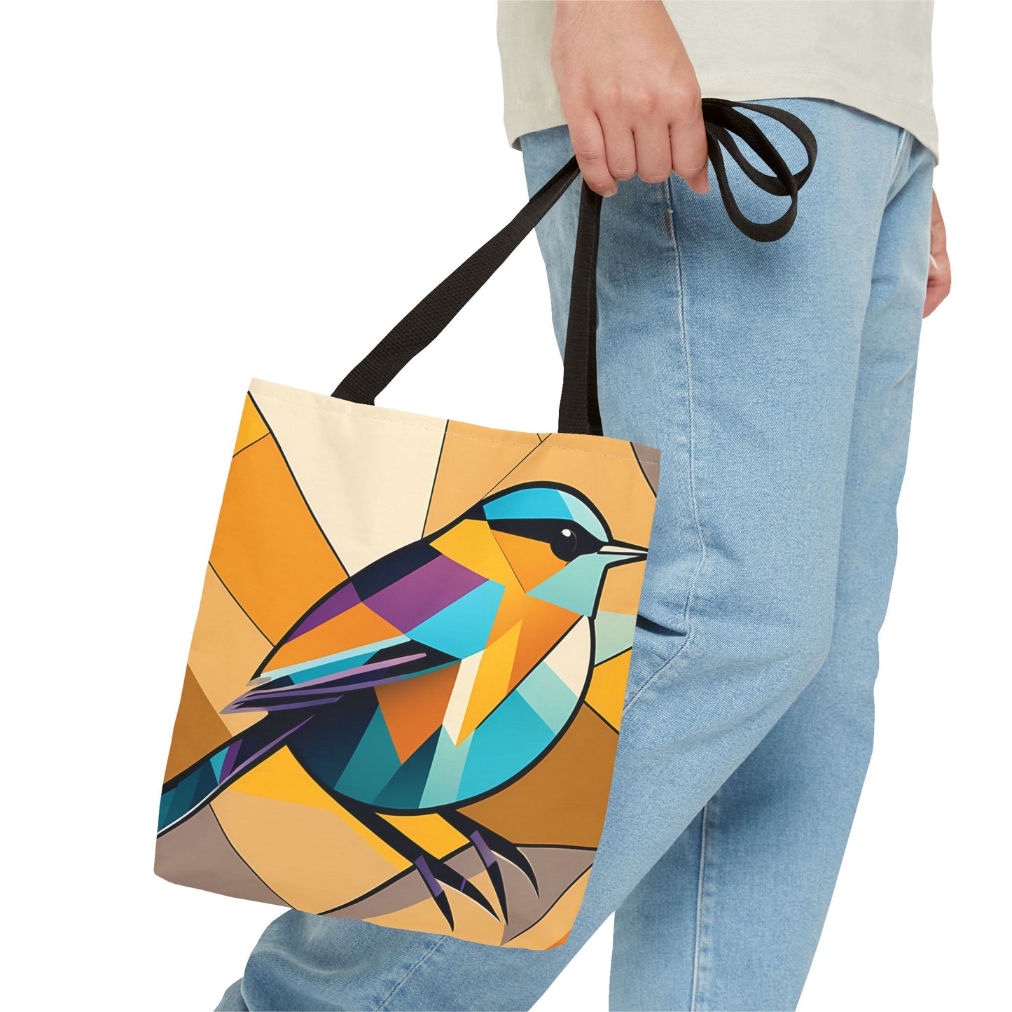 Geometric Wren Tote Bag