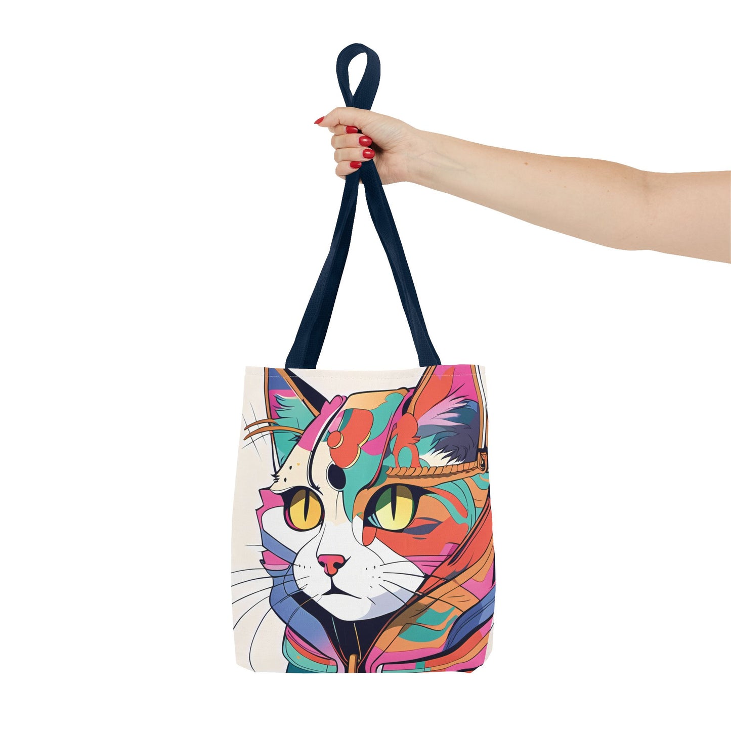 Abstract Feline Fantasy Tote Bag