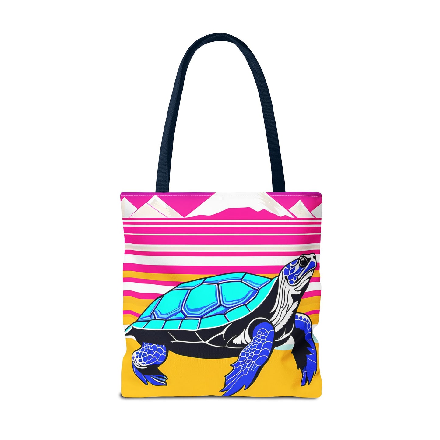 Retro Turtle Beach Tote Bag