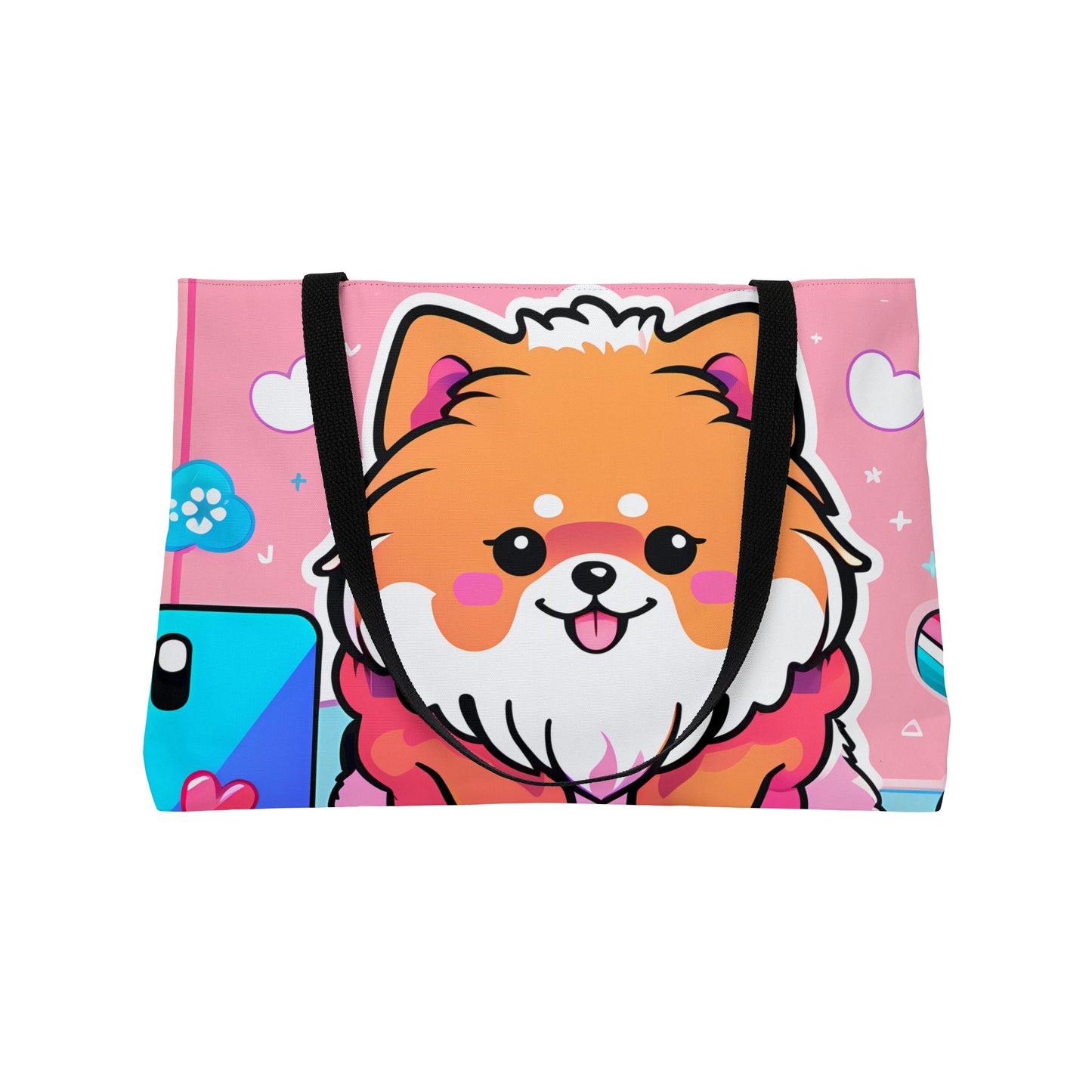 Kawaii Pomeranian Tote Bag