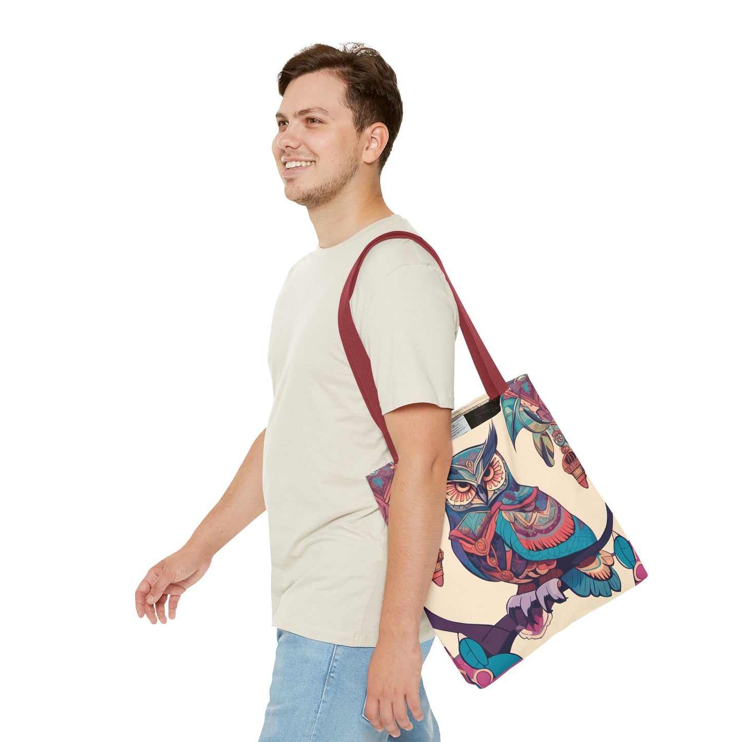 Bohemian Owl Tote Bag