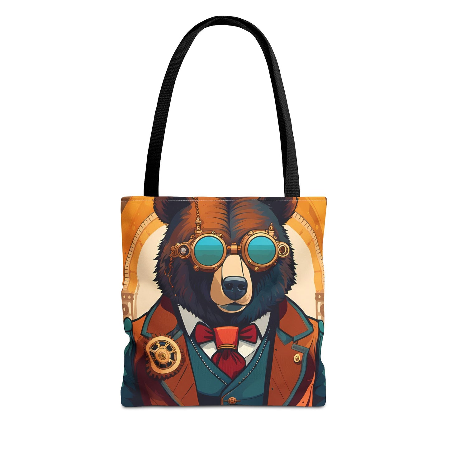 Steampunk Bear Tote Bag