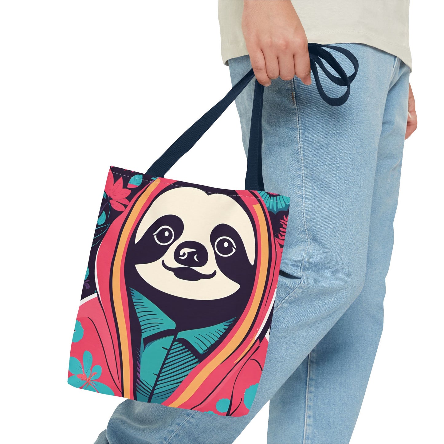 Hoodie Sloth Tote Bag