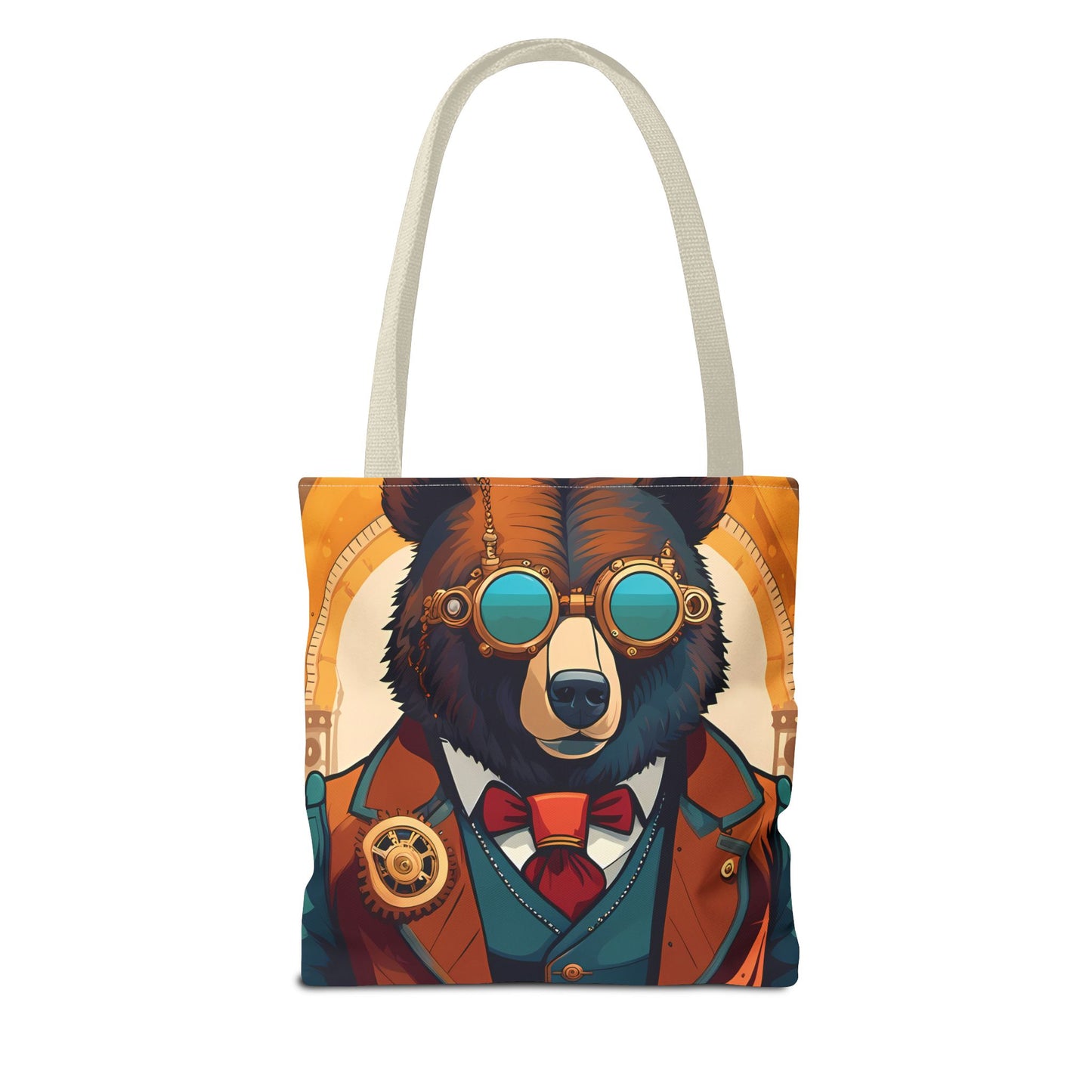 Steampunk Bear Tote Bag