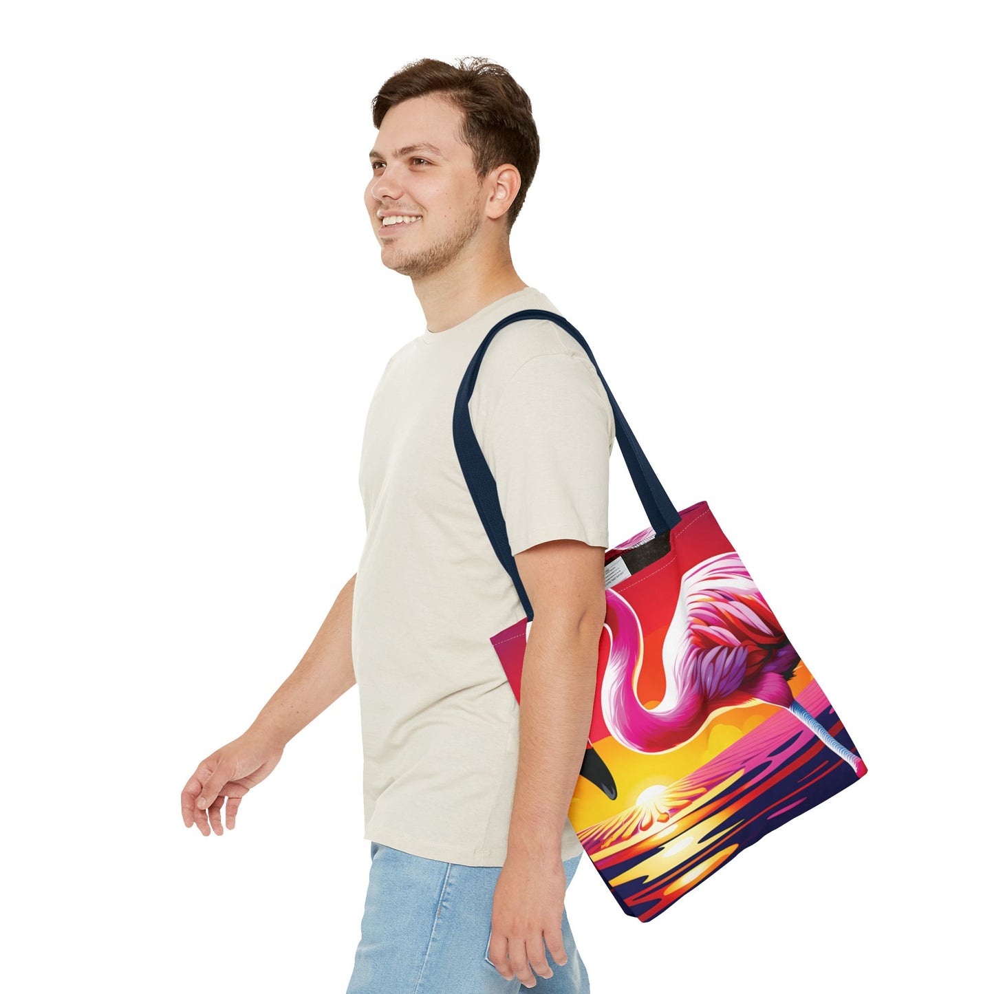 Sunset Flamingo Tote Bag