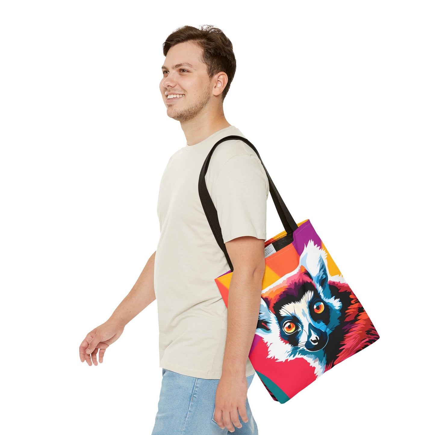 Vivid Lemur Tote Bag