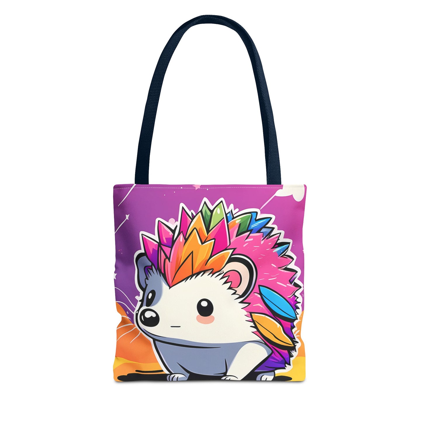 Rainbow Hedgehog Tote Bag
