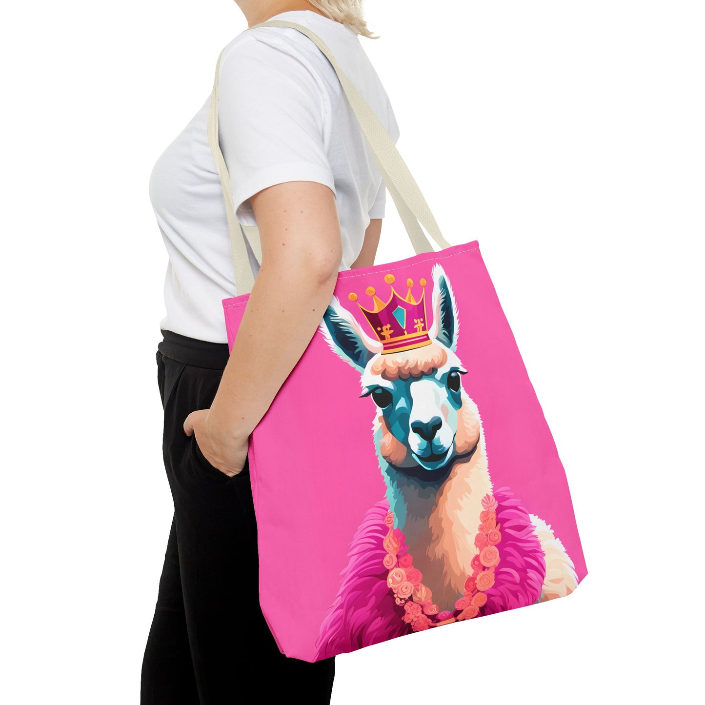 Princess Llama Tote Bag