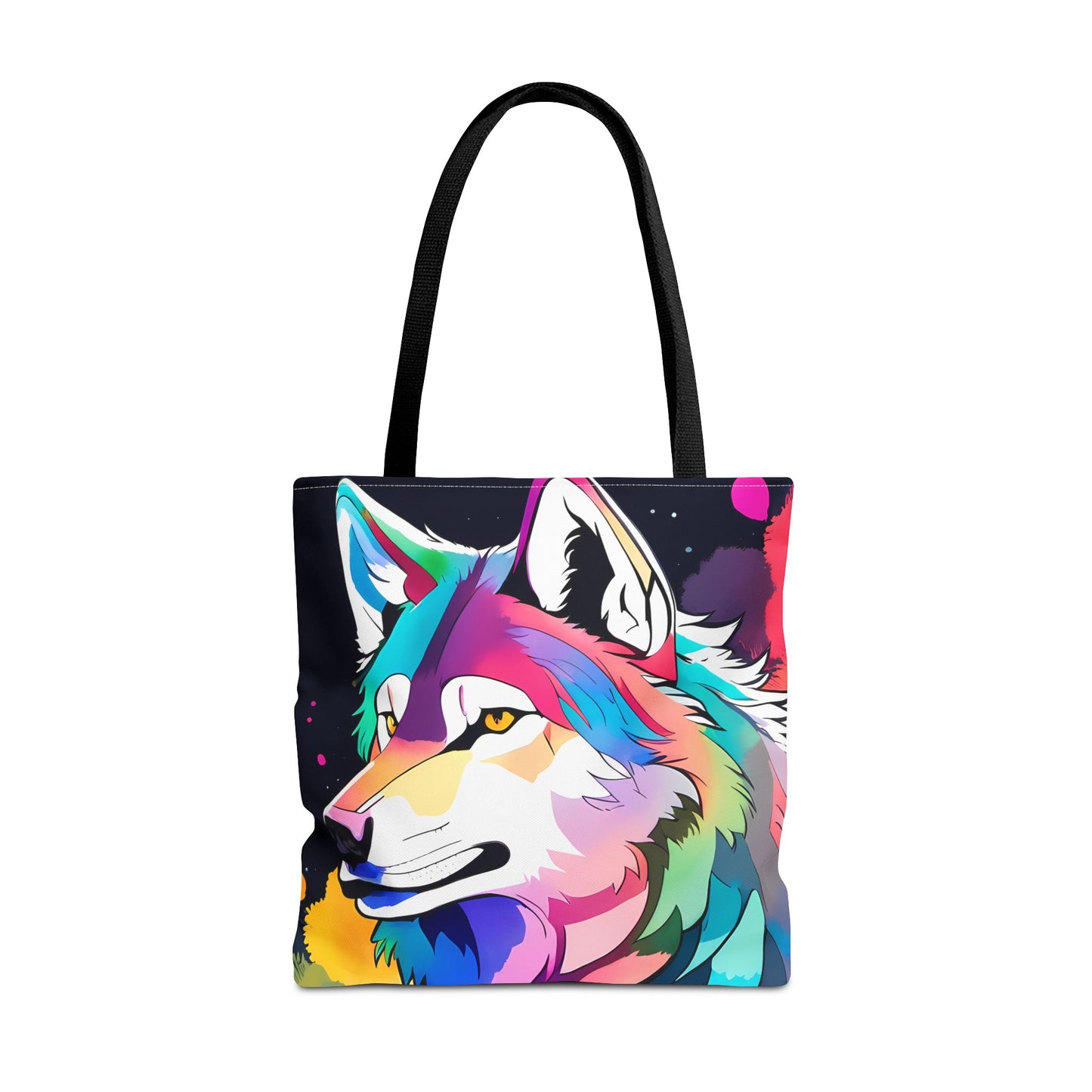 Cosmic Wolf Tote Bag