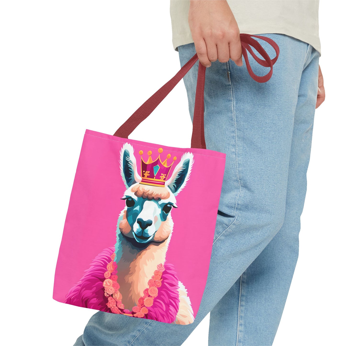 Princess Llama Tote Bag