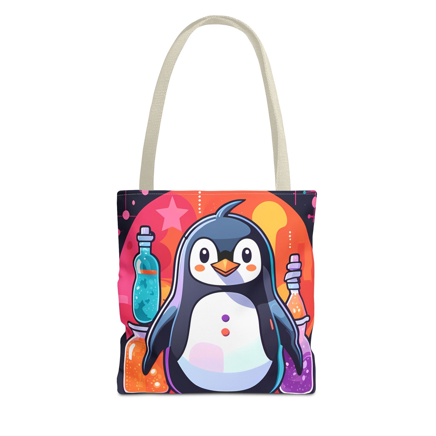 Science Penguin Tote Bag