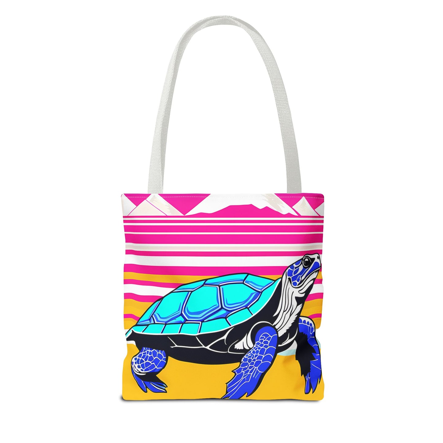 Retro Turtle Beach Tote Bag