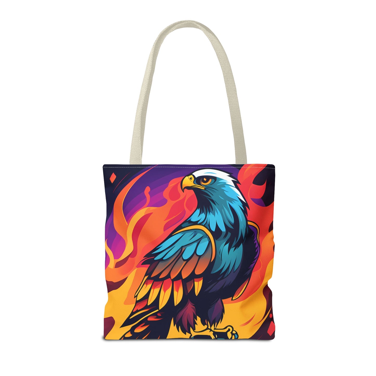 Bold Eagle Fire Tote Bag