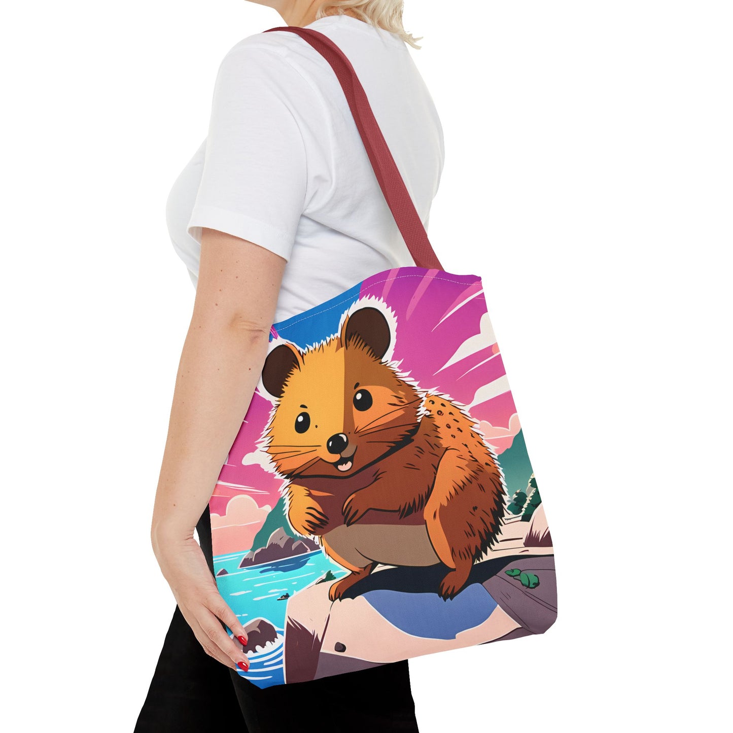 Cheery Quokka Tote Bag