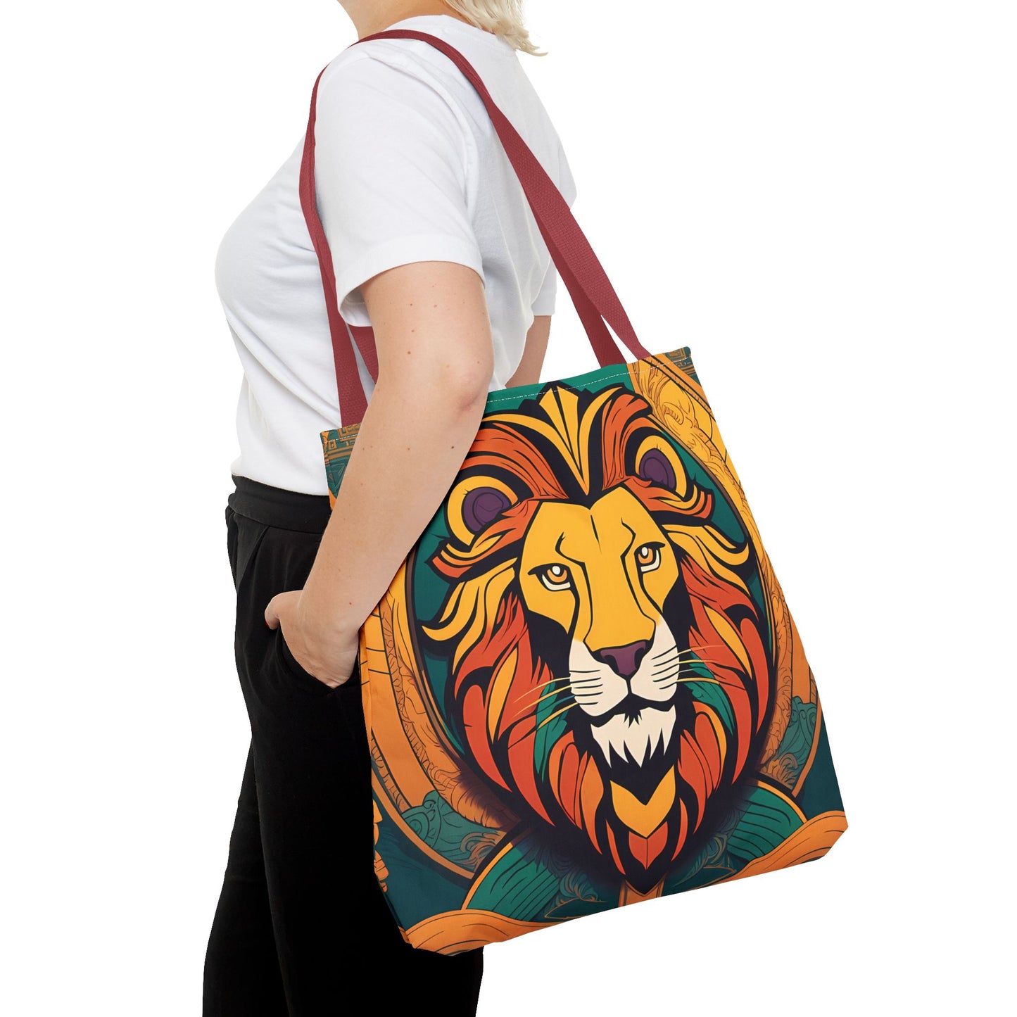 Regal Lion Art Tote Bag