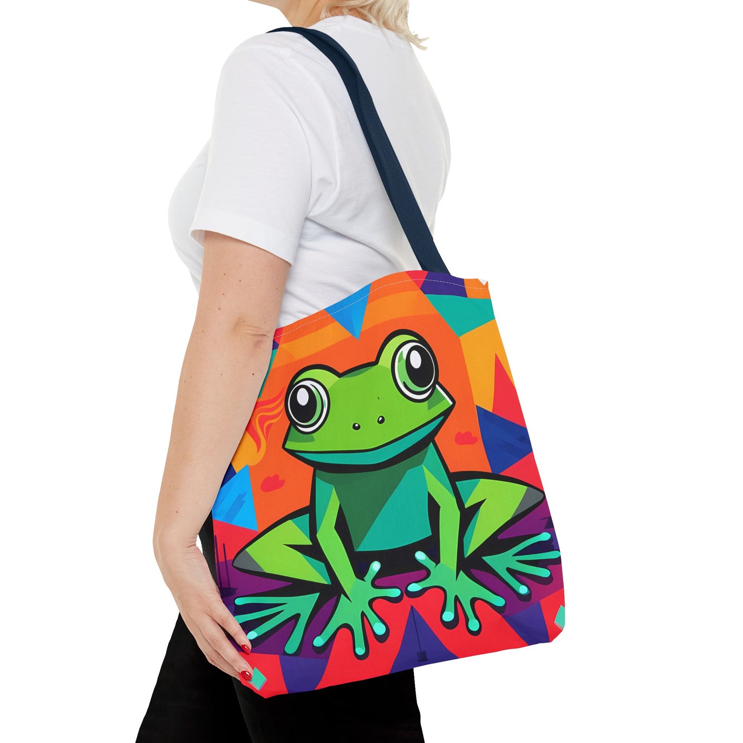 Vibrant Tree Frog Tote Bag