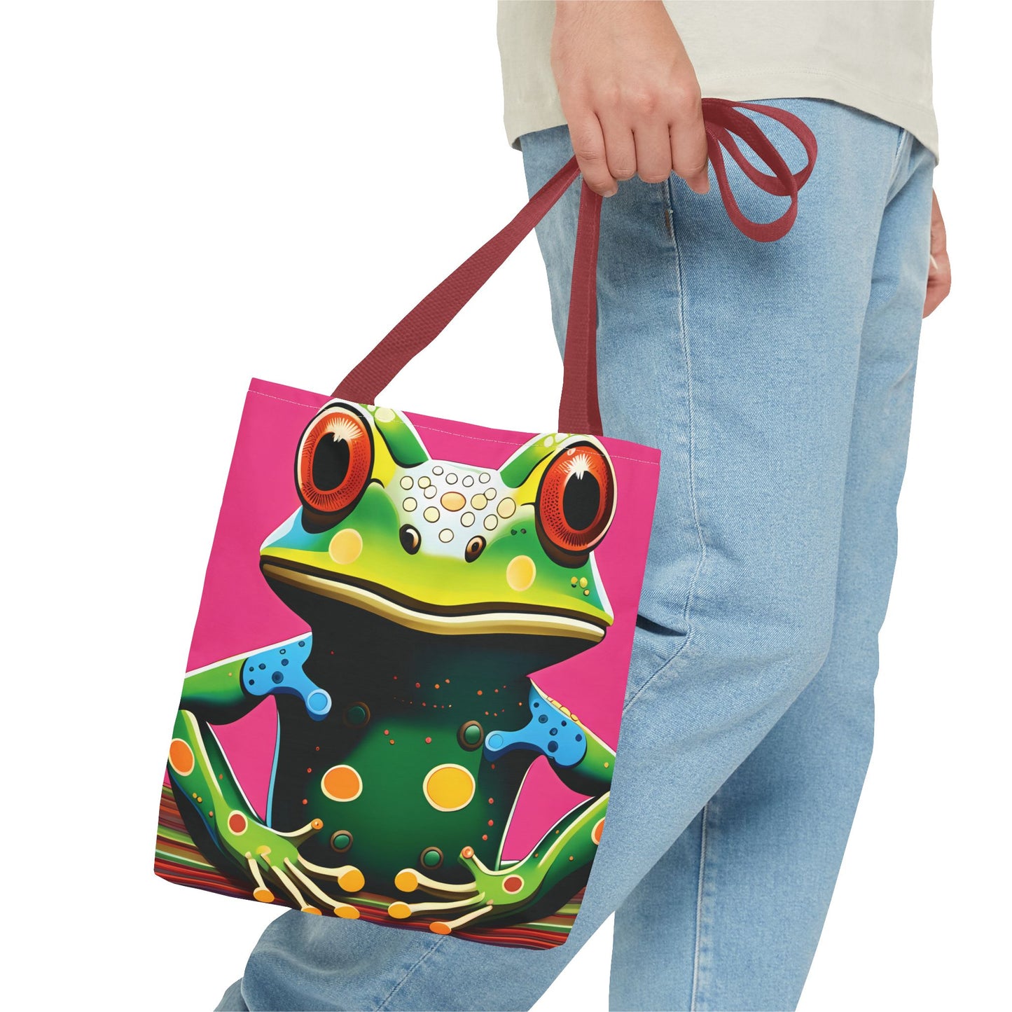 Angry Tree Frog Tote Bag