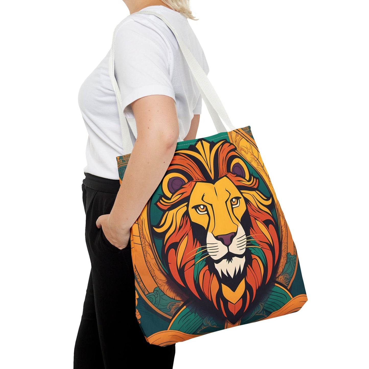 Regal Lion Art Tote Bag