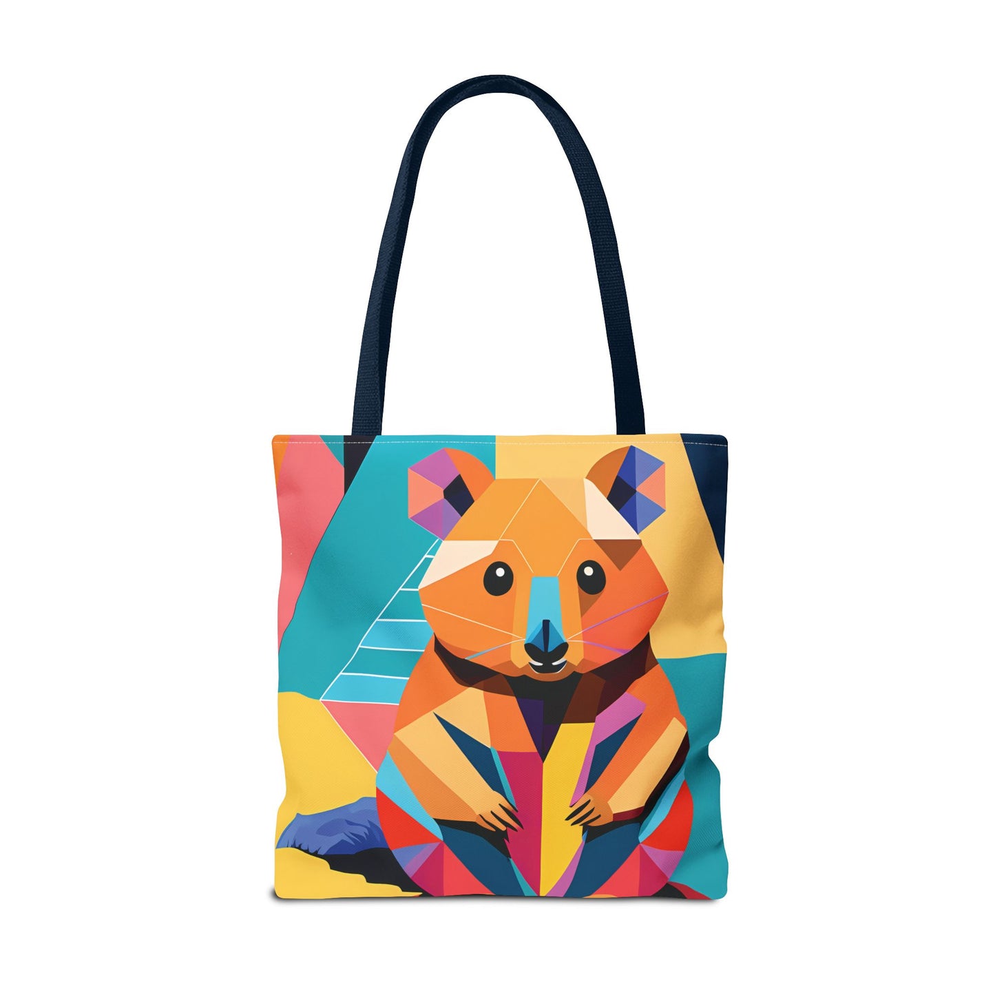 Geometric Quokka Tote Bag