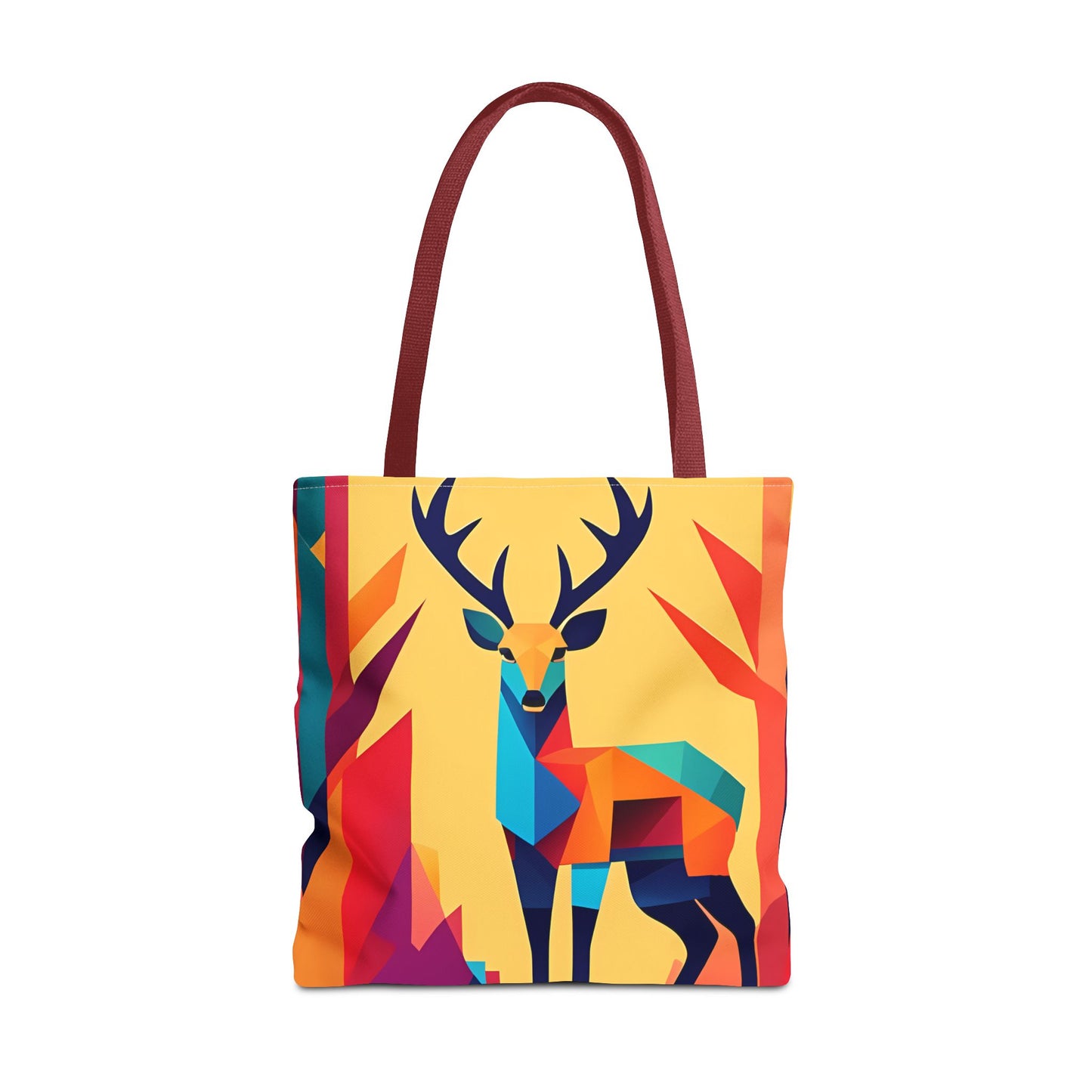 Geometric Deer Tote Bag