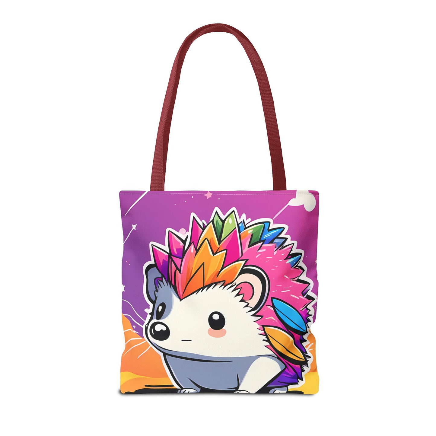 Rainbow Hedgehog Tote Bag