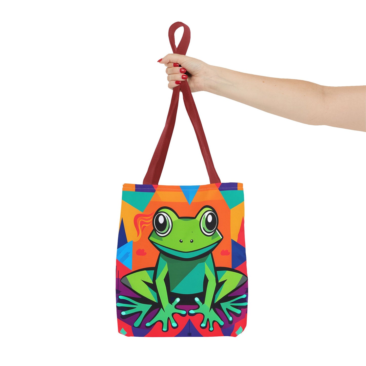 Vibrant Tree Frog Tote Bag