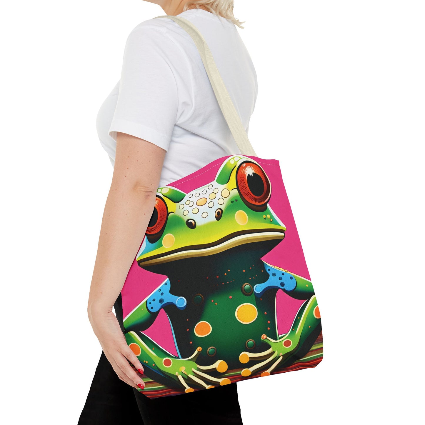Angry Tree Frog Tote Bag