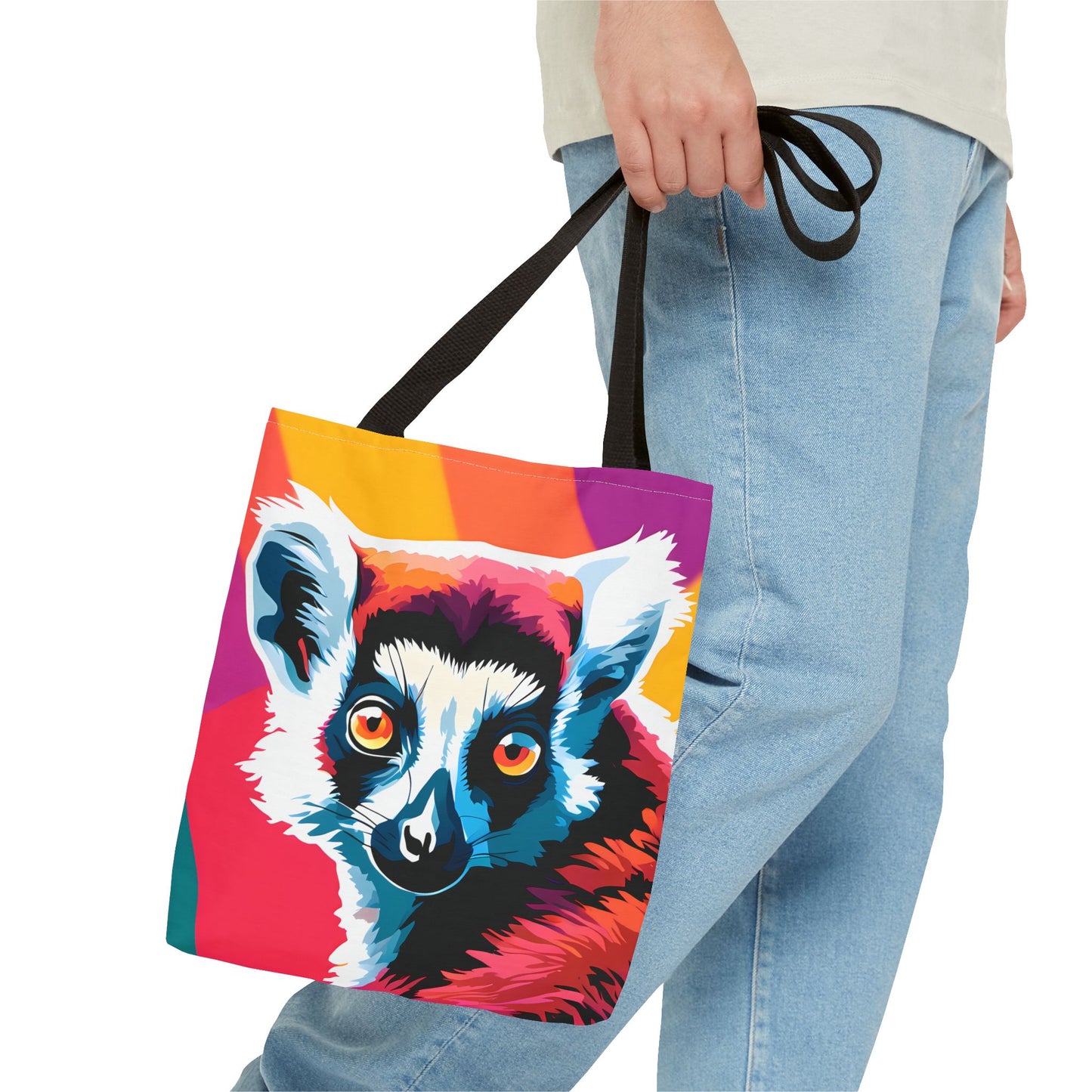 Vivid Lemur Tote Bag
