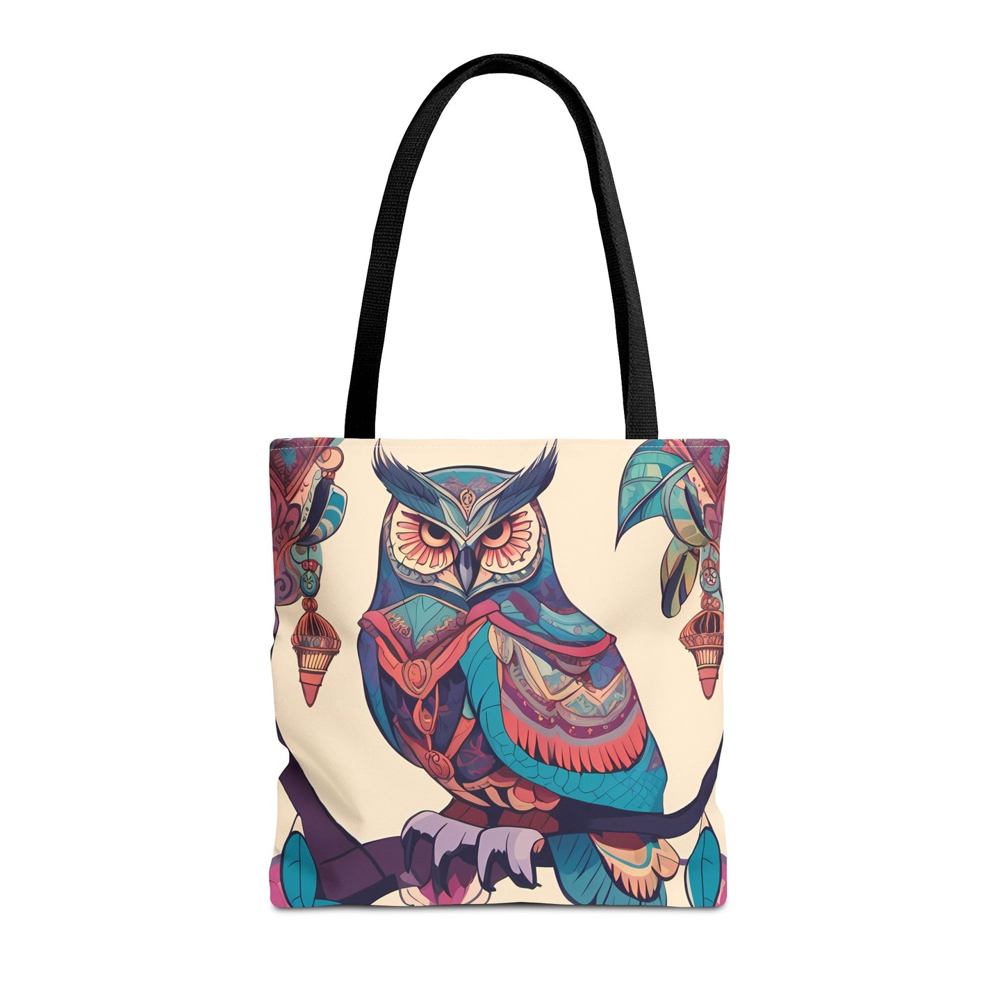 Bohemian Owl Tote Bag