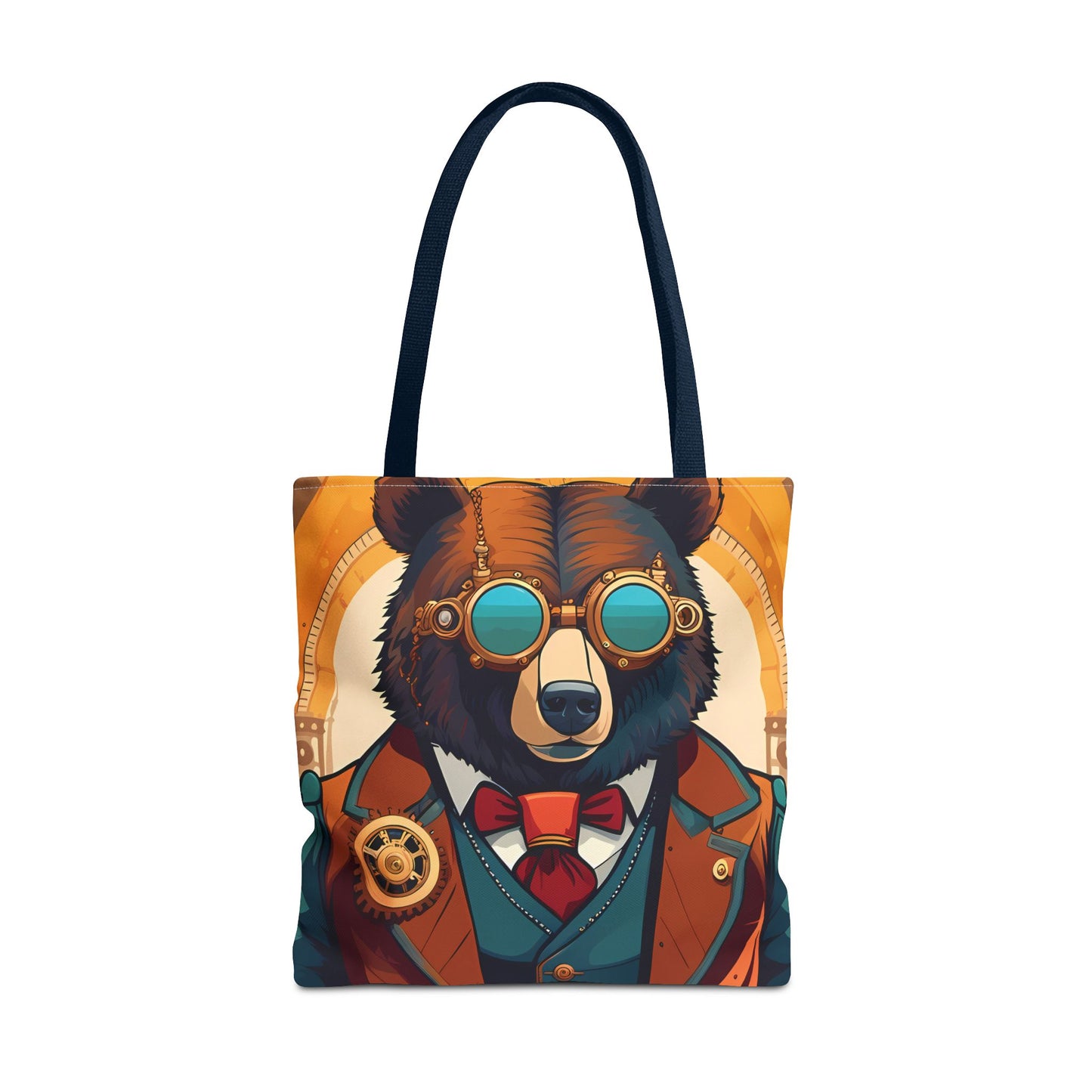 Steampunk Bear Tote Bag