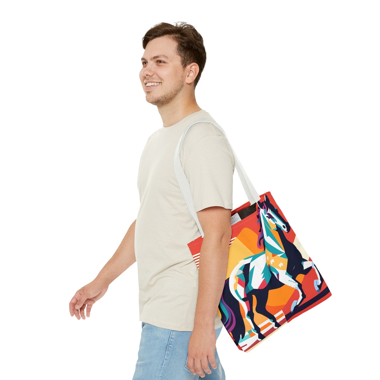 Retro Horse Tote Bag