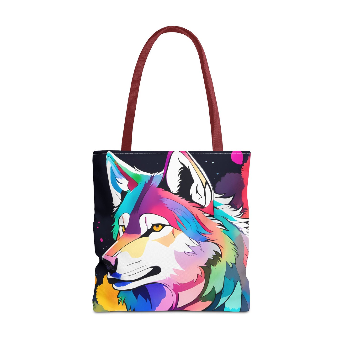 Cosmic Wolf Tote Bag