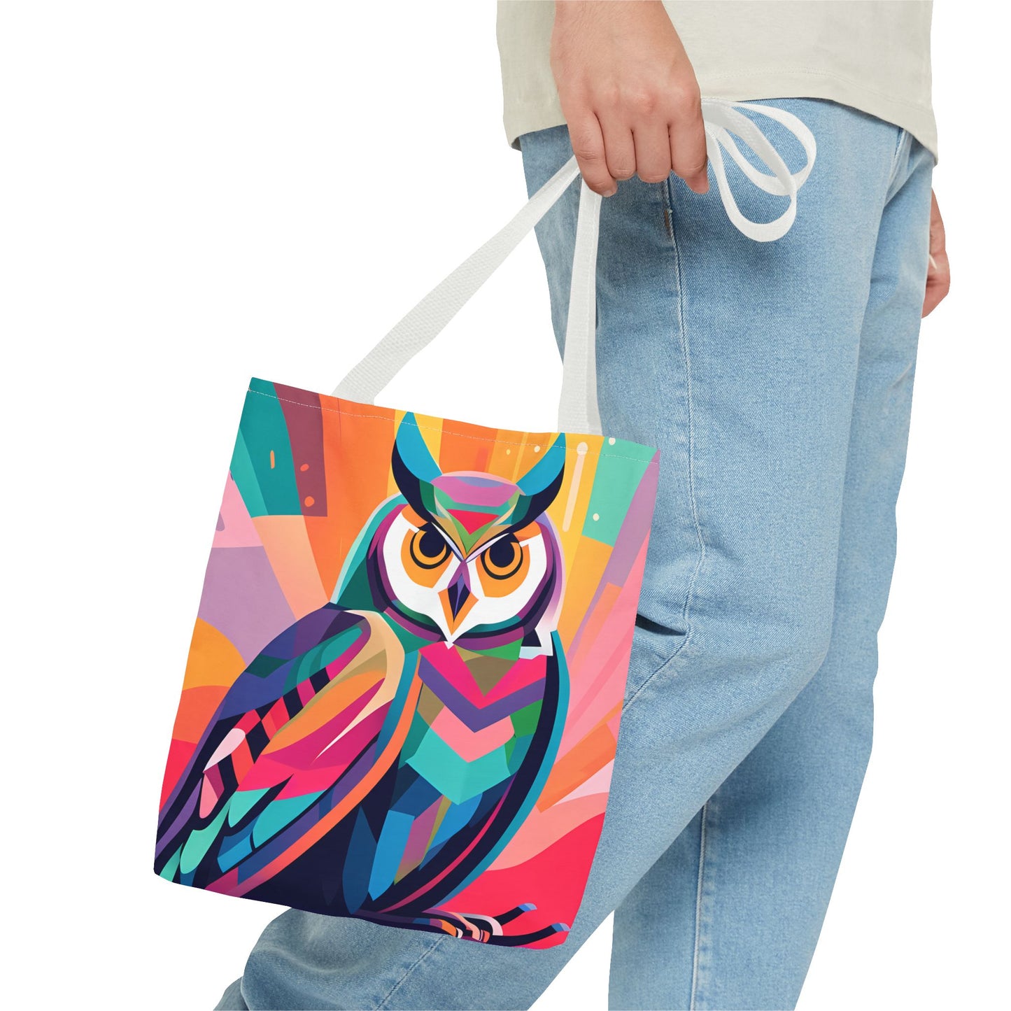 Abstract Owl Tote Bag