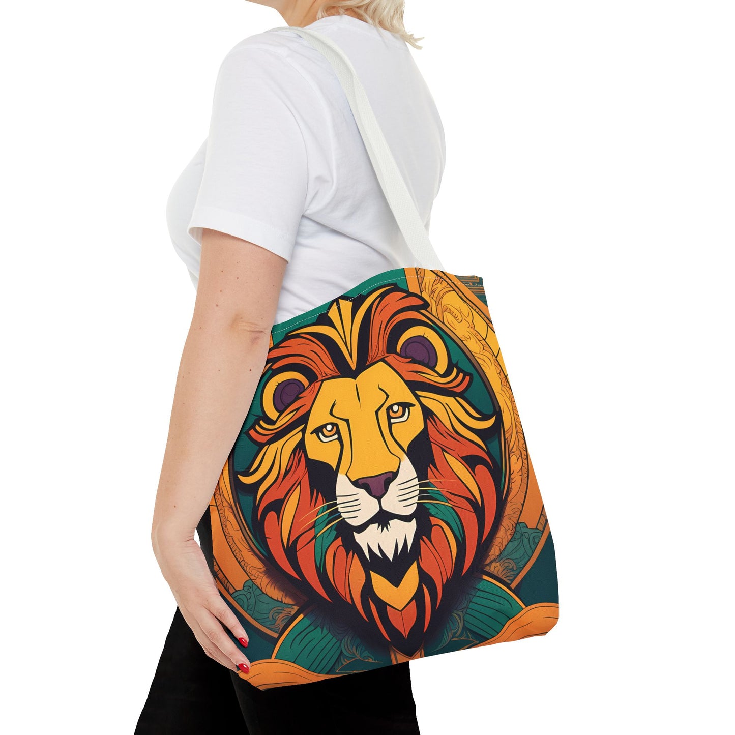 Regal Lion Art Tote Bag