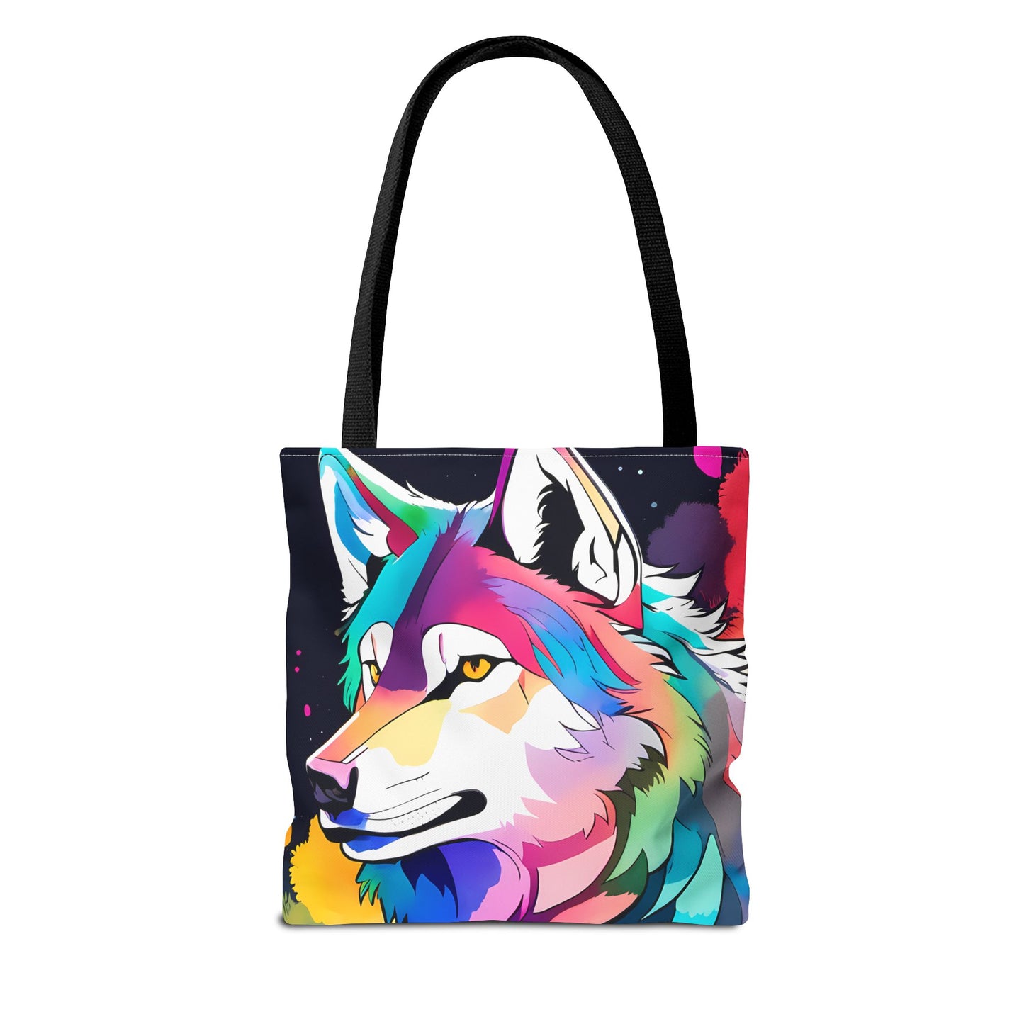 Cosmic Wolf Tote Bag